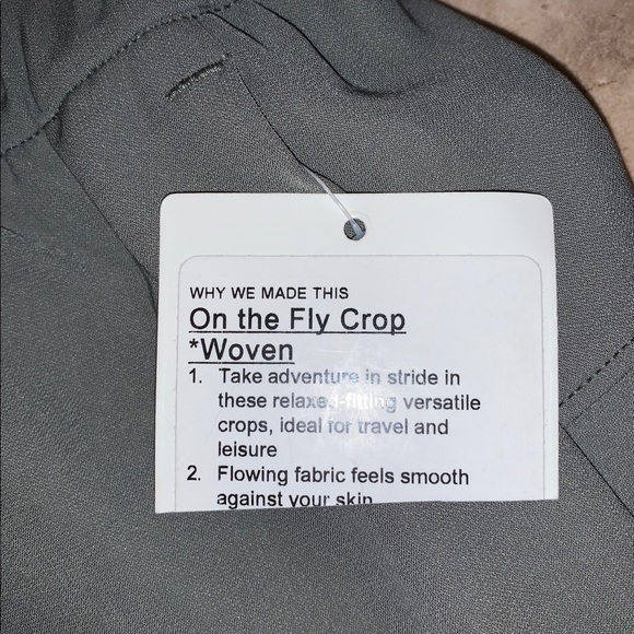 Lululemon on the fly crop pants- they aresoldout! - Picture 5 of 10